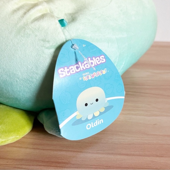 Squishmallow Oldin the Octopus Stackable 8 inch NWT - Picture 2 of 3